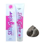 رنگ مو سلیک کالر (Slik Color) شماره 6.1 حجم 100 میلی‌لیتر رنگ خاکستری تیره