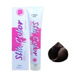 رنگ مو سلیک کالر (Slik Color) شماره 4.77 رنگ قهوه‌ای نسکافه‌ای حجم 100 میلی لیتر