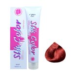 رنگ مو سلیک کالر (Slik Color) شماره 7.66 حجم 100 میلی‌لیتر رنگ قرمز متوسط قوی