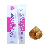 رنگ مو سلیک کالر (Slik Color) شماره 8.5 رنگ طلایی روشن حجم 100 میلی‌لیتر