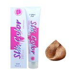 رنگ مو سلیک کالر (Slik Color) شماره 8.65 رنگ بلوند تنباکویی روشن حجم 100 میلی‌لیتر